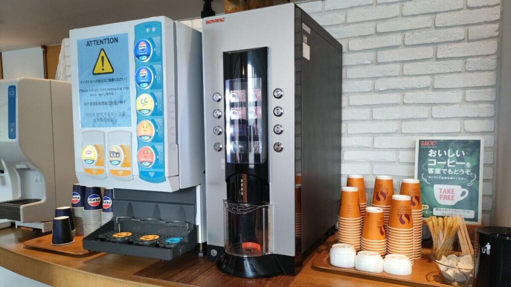 ホテルリソル函館 フリードリンク