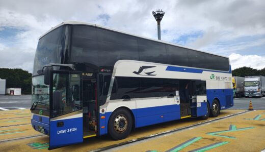 【高速バス】JR2階建て高速バス乗り比べ！3列シートと4列シートを比較